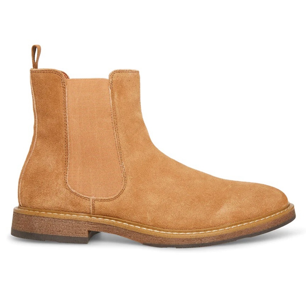 Steve Madden Pedro Tan Suede Chelsea Boots - Picture 2 of 2